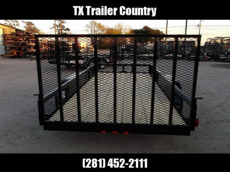 New 2025 LONGHORN TRAILERS 83x20 Utility Trailer / ATV Trailer / Side by Side Trailer / 4ft Rear Ramp Gate / 5ft Side Load Ramps / Electric Brakes / Pipetop / LED Lights