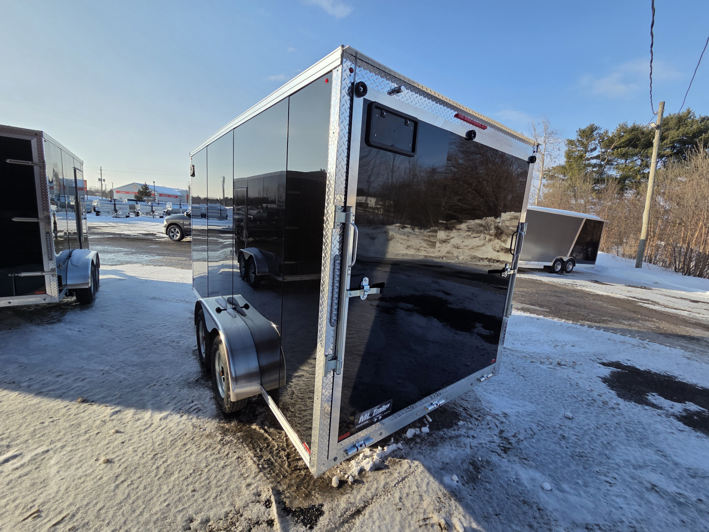 New 2026 Galvanized 7'x14' TA-3500 Cargo / Enclosed Trailer