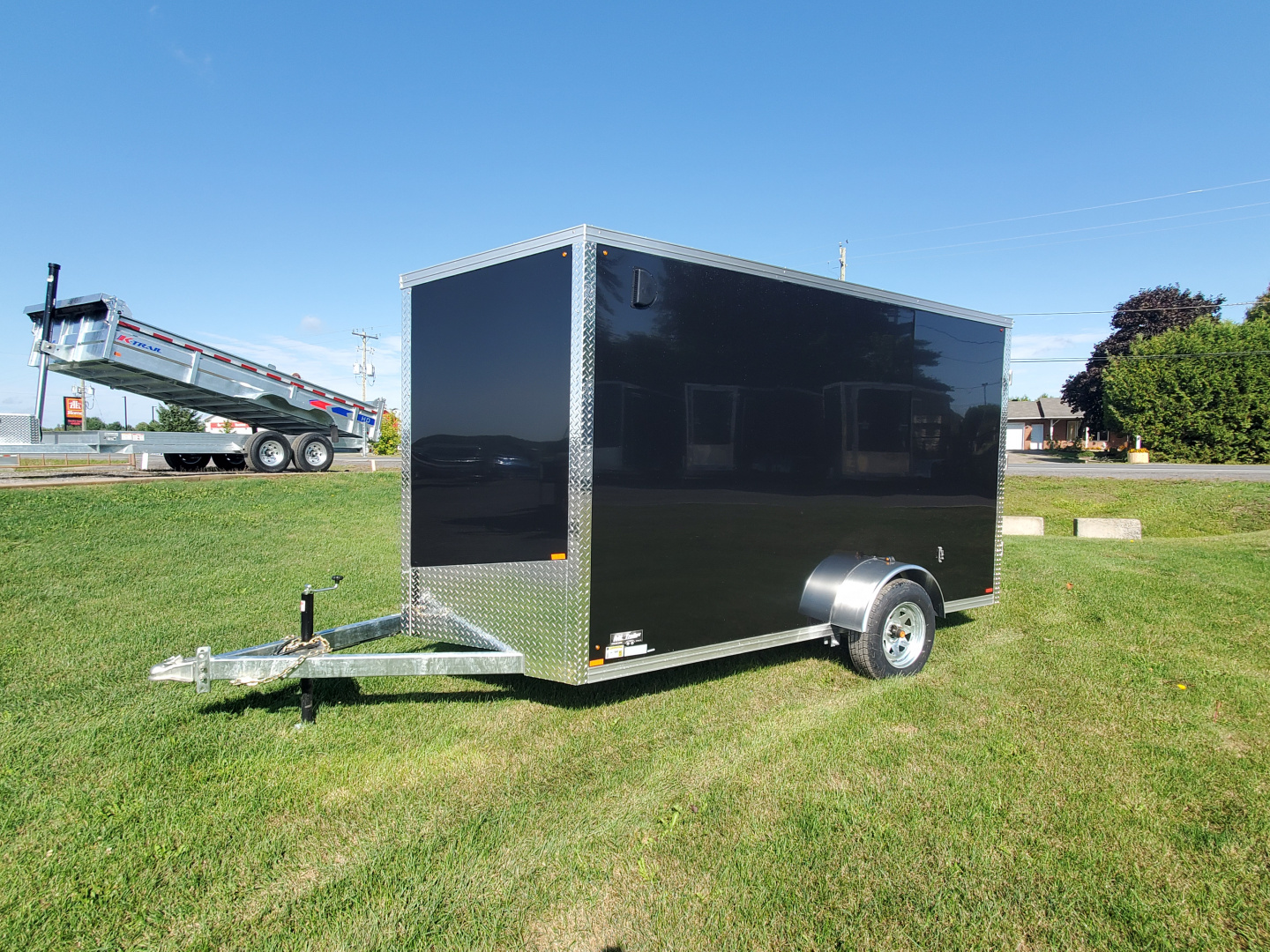 New 2026 ML Trailers Galvanized 6'x12' Cargo / Enclosed Trailer