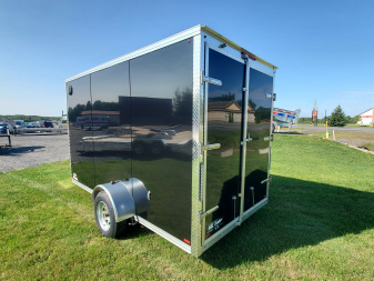 New 2026 ML Trailers Galvanized 6'x12' Cargo / Enclosed Trailer