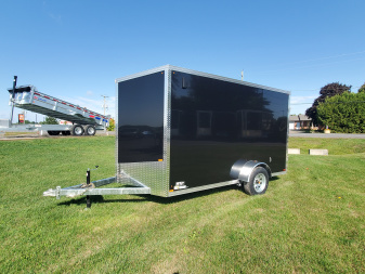 New 2026 ML Trailers Galvanized 6'x12' Cargo / Enclosed Trailer
