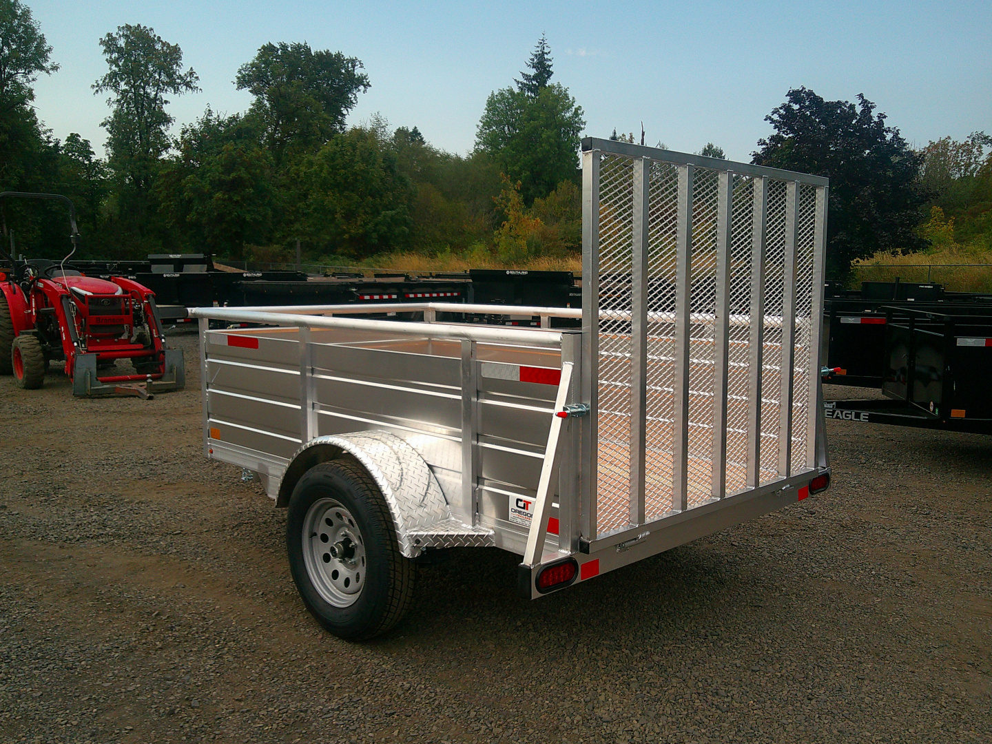 New 2026 Eagle 3K Aluminum 5x8 Utility Trailer