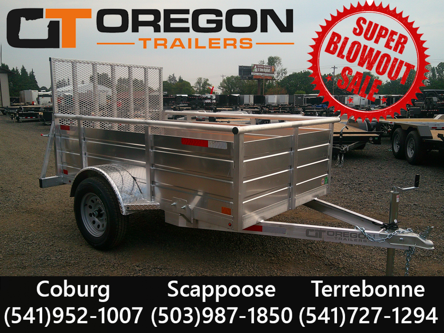 New 2026 Eagle 3K Aluminum 5x8 Utility Trailer