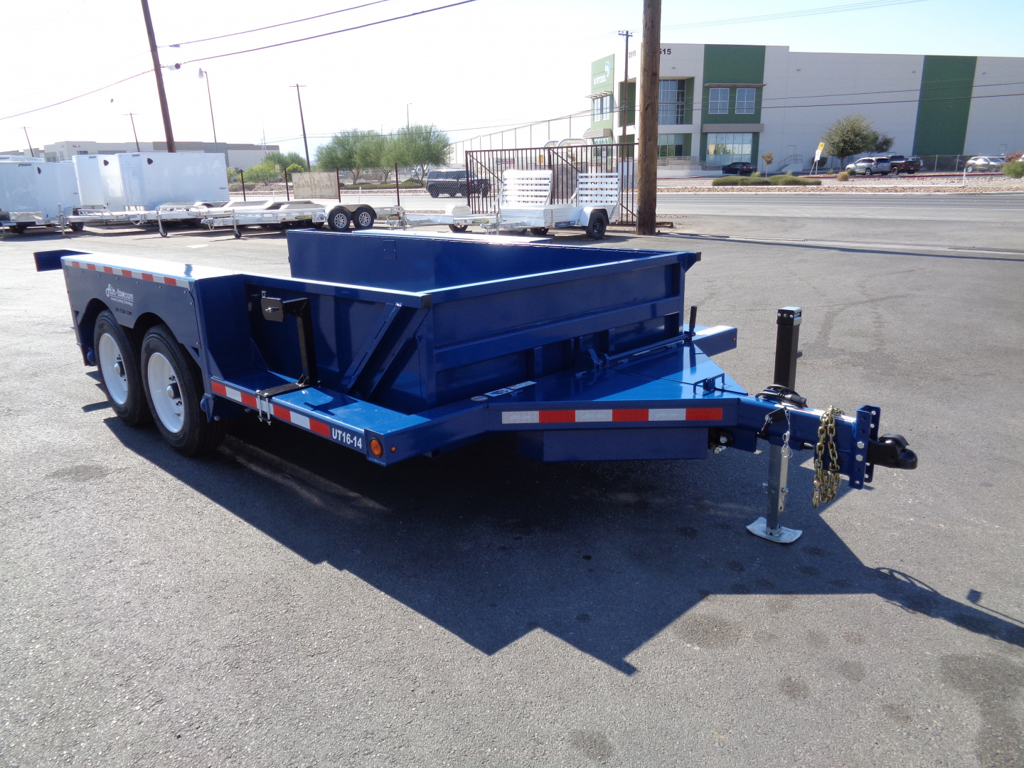 New 2025 AIR TOW * UT16-14 * 16Ft Drop Deck 14k Equipment Trailer