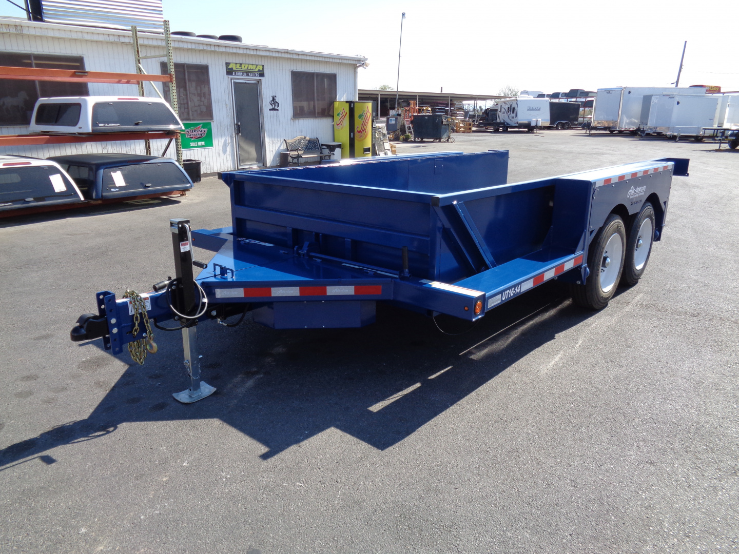 New 2025 AIR TOW * UT16-14 * 16Ft Drop Deck 14k Equipment Trailer