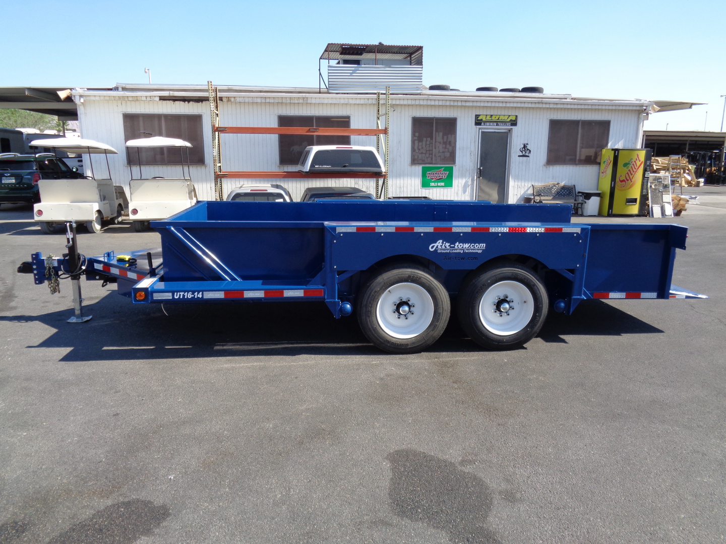 New 2025 AIR TOW * UT16-14 * 16Ft Drop Deck 14k Equipment Trailer