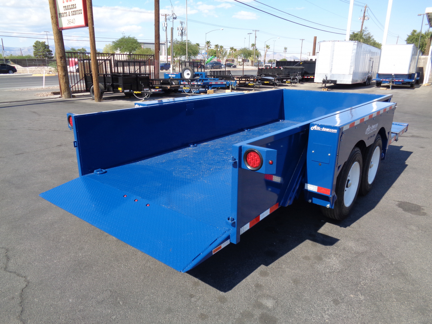 New 2025 AIR TOW * UT16-14 * 16Ft Drop Deck 14k Equipment Trailer