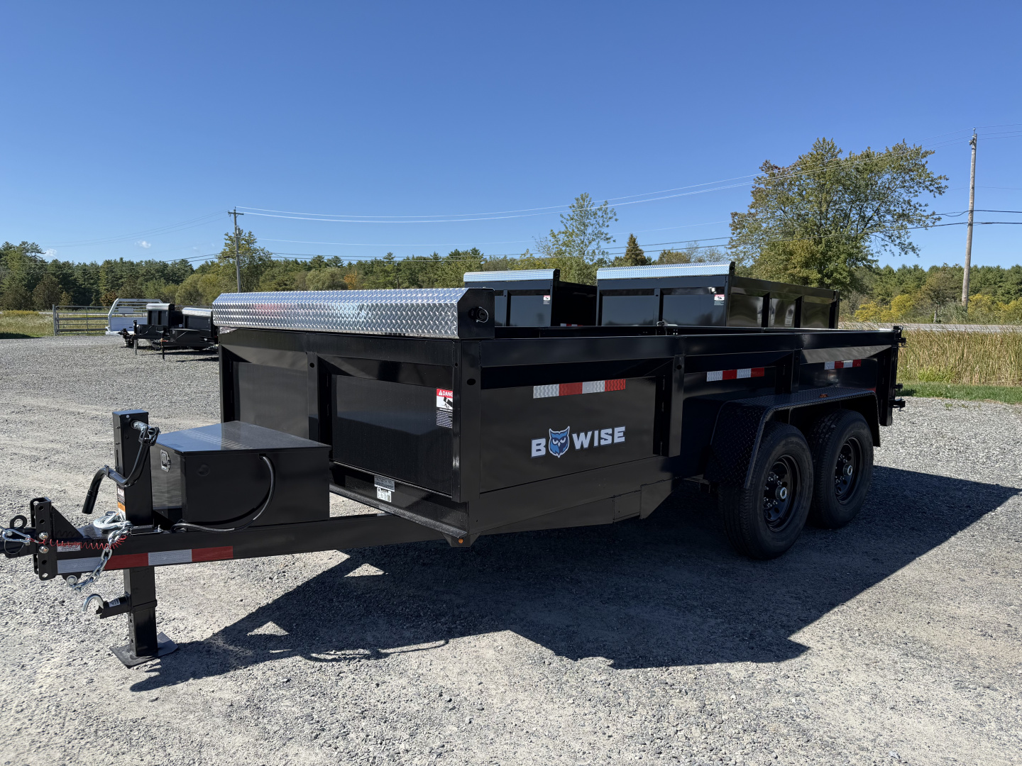 New 2026 BWISE DT714LP-LE-14 Dump Trailer