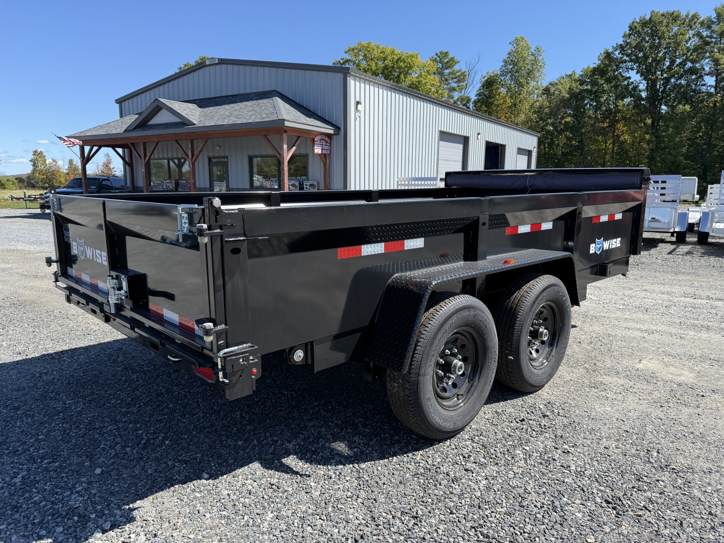 New 2026 BWISE DT714LP-LE-14 Dump Trailer