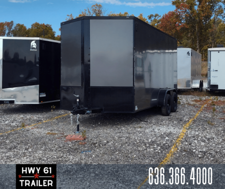 New 2025 Steel Pines 7x16 TA Cargo/Enclosed Trailer, 7' Interior Height, 35K Axles,  [.080 Polycore]