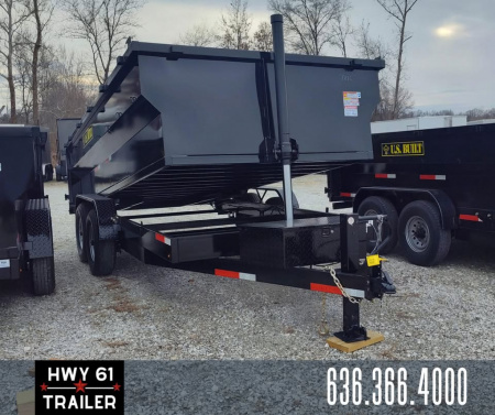 New 2025 Texas Pride Trailers 7x16x3 ta Dump Trailer, 16k axles Dump Trailer