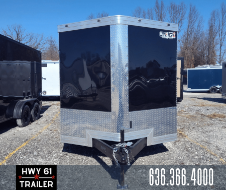 New 2025 Cynergy2 7x16 TA Cargo/Enclosed Trailer, 6'3  Interior Height, 35K Axles, .080 Polycore Exterior