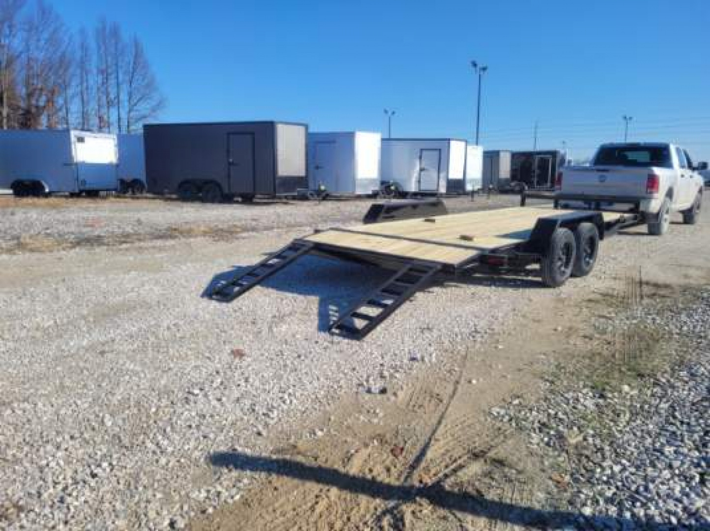 New 2026 MEB 83x20 TA, 2' dovetail, 3.5k axles Car Hauler