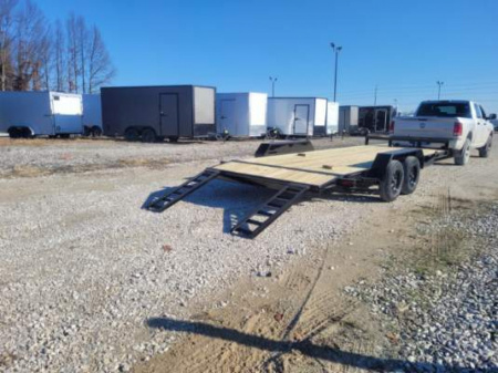 New 2026 MEB 83x20 TA, 2' dovetail, 3.5k axles Car Hauler