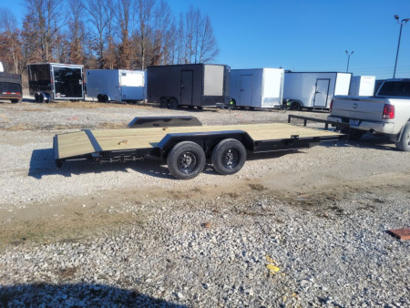 New 2026 MEB 83x20 TA, 2' dovetail, 3.5k axles Car Hauler