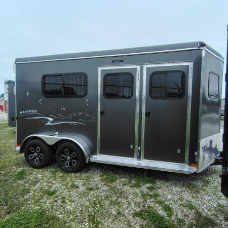 New 2026 Homesteader Trailer 7x14 TA- 7'9  interior height, 3.5K axles, Horse Trailer