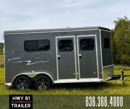 New 2026 Homesteader Trailer 7x14 TA- 7'9  interior height, Horse Trailer