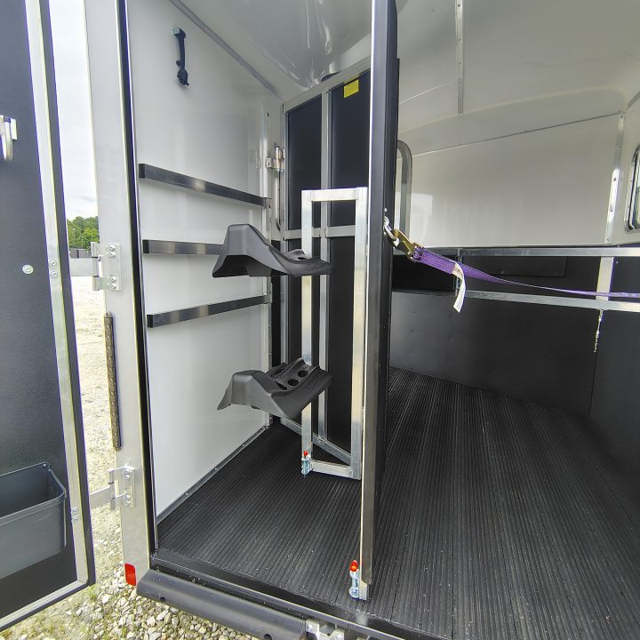 New 2027 Homesteader Trailer 7x13 TA, 7'9" interior height, 3.5k axles, 2 horse, Slant load Horse Trailer