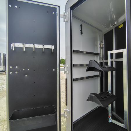 New 2027 Homesteader Trailer 7x13 TA, 7'9" interior height, 3.5k axles, 2 horse, Slant load Horse Trailer