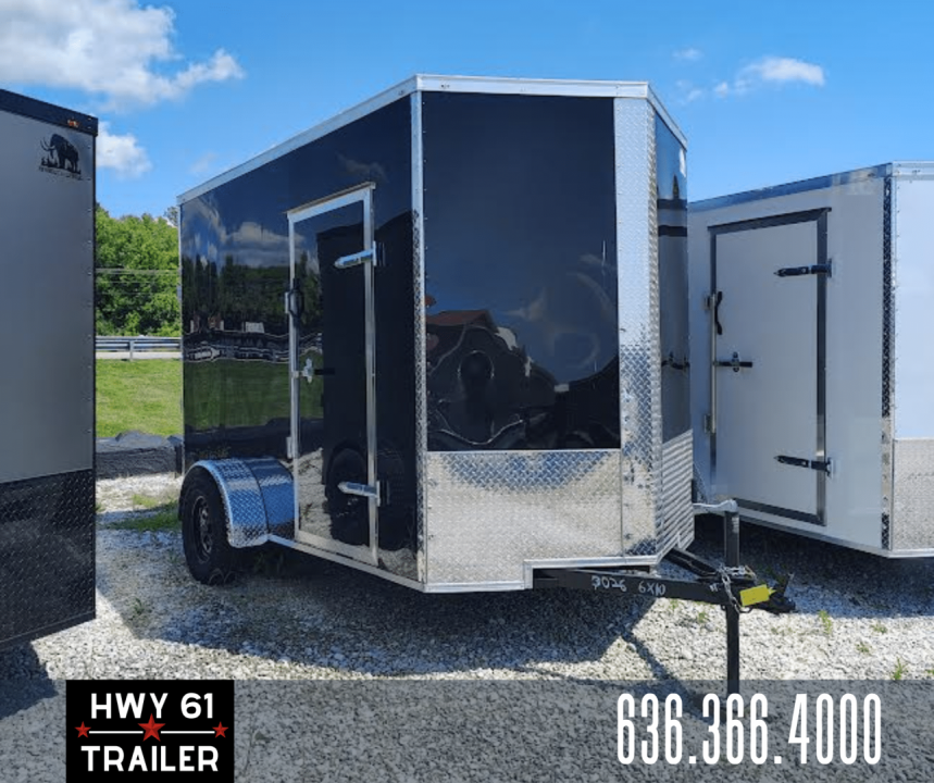 New 2026 Mammoth 6x10 SA, 6'3" interior height, 35k axle, .080 polycore Cargo / Enclosed Trailer