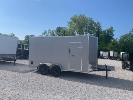 New 2025 Mammoth Cargo 7x14 TA Enclosed Trailer, 7' Interior Height, 35K Axles, .080 Polycore Exterior