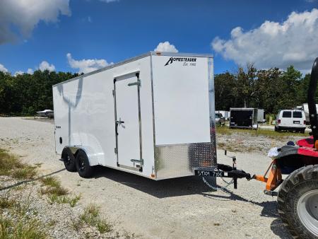 New 2027 Homesteader Trailer 7X16 TA, 7' Interior Height, .080 polycore, Intrepid package, Translucent Ceiling, Cargo / Enclosed Trailer