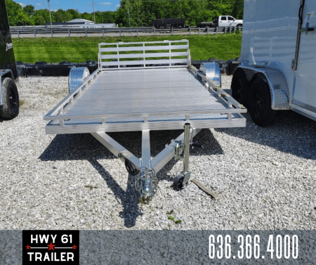 New 2025 Paraiso Global 7x14 SA Aluminum Low Profile Utility Trailer, 35K Axle