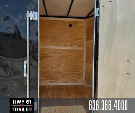 New 2026 Homesteader Trailer 7X16 TA Cargo/Enclosed Trailer, 7' Interior Height, 3.5K Axles, .030 Exterior, Intrepid package, Black Cargo / Enclosed Trailer