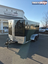 New 2022 Carry-On 7X14CGRBN Cargo / Enclosed Trailer