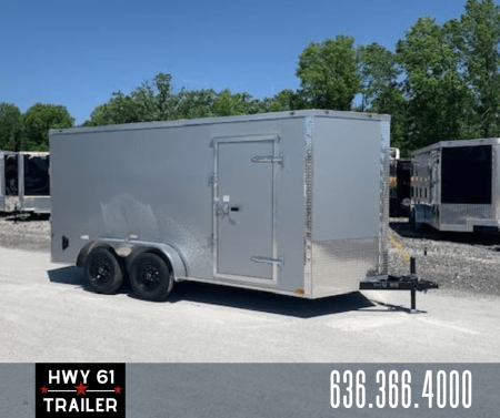 New 2025 Cynergy2 7x14 TA Enclosed Cargo Trailer, 6'6  Interior Height, 35K Axles, .080 Polycore Exterior