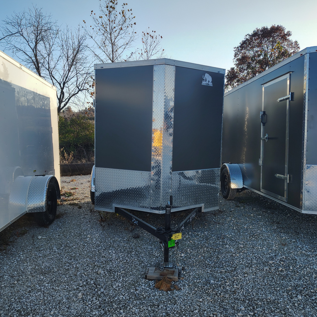 New 2025 Mammoth Cargo 6x8 SA Enclosed Trailer, 35K Axle, 6'3" Interior Height,, .080 Polycore Exterior