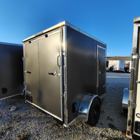 New 2025 Mammoth Cargo 6x8 SA Enclosed Trailer, 35K Axle, 6'3" Interior Height,, .080 Polycore Exterior