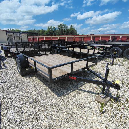 New 2026 WD Trailers 77x10 SA Utility Trailer, 2' dovetail with 30" gate, 3.5k axle Utility Trailer