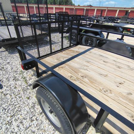 New 2026 WD Trailers 77x10 SA Utility Trailer, 2' dovetail with 30" gate, 3.5k axle Utility Trailer