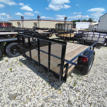 New 2026 WD Trailers 77x10 SA Utility Trailer, 2' dovetail with 30" gate, 3.5k axle Utility Trailer