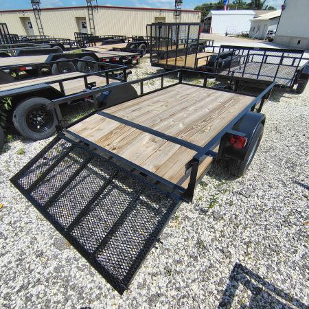 New 2026 WD Trailers 77x10 SA Utility Trailer, 2' dovetail with 30" gate, 3.5k axle Utility Trailer