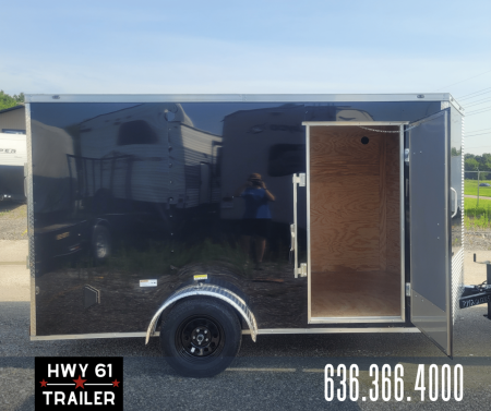 New 2025 Cynergy 2 7x12 SA,6'5  Interior Height, 35K Axle, Black, .030 Exterior Cargo / Enclosed Trailer