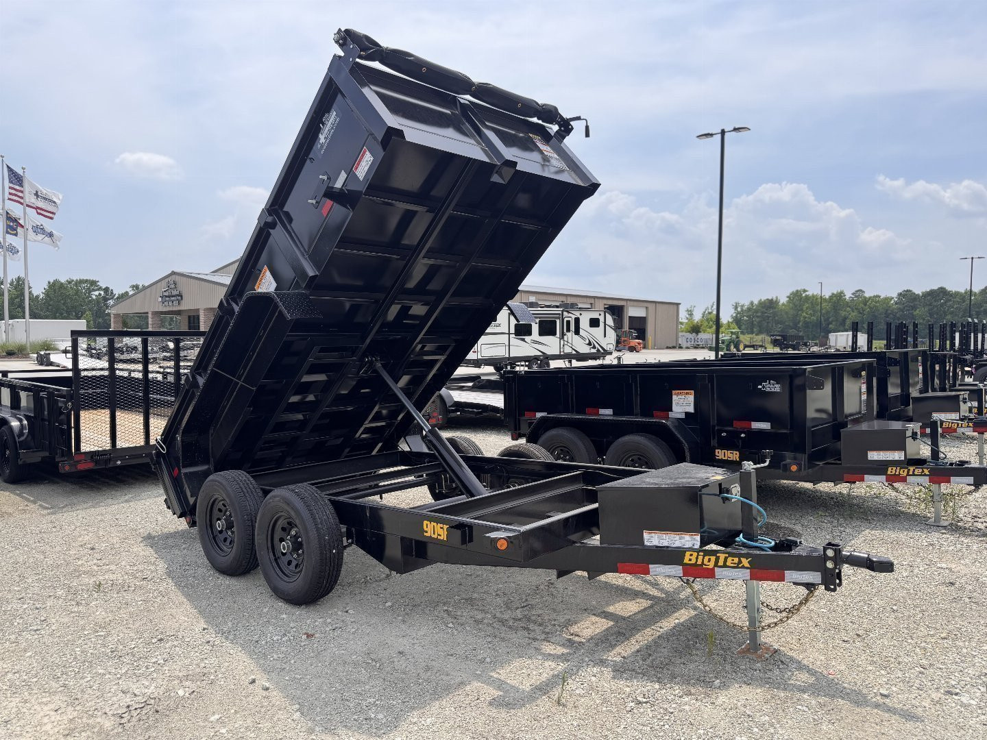 New 2026 Big Tex Trailers 90SR 6'x12' Dump Trailer