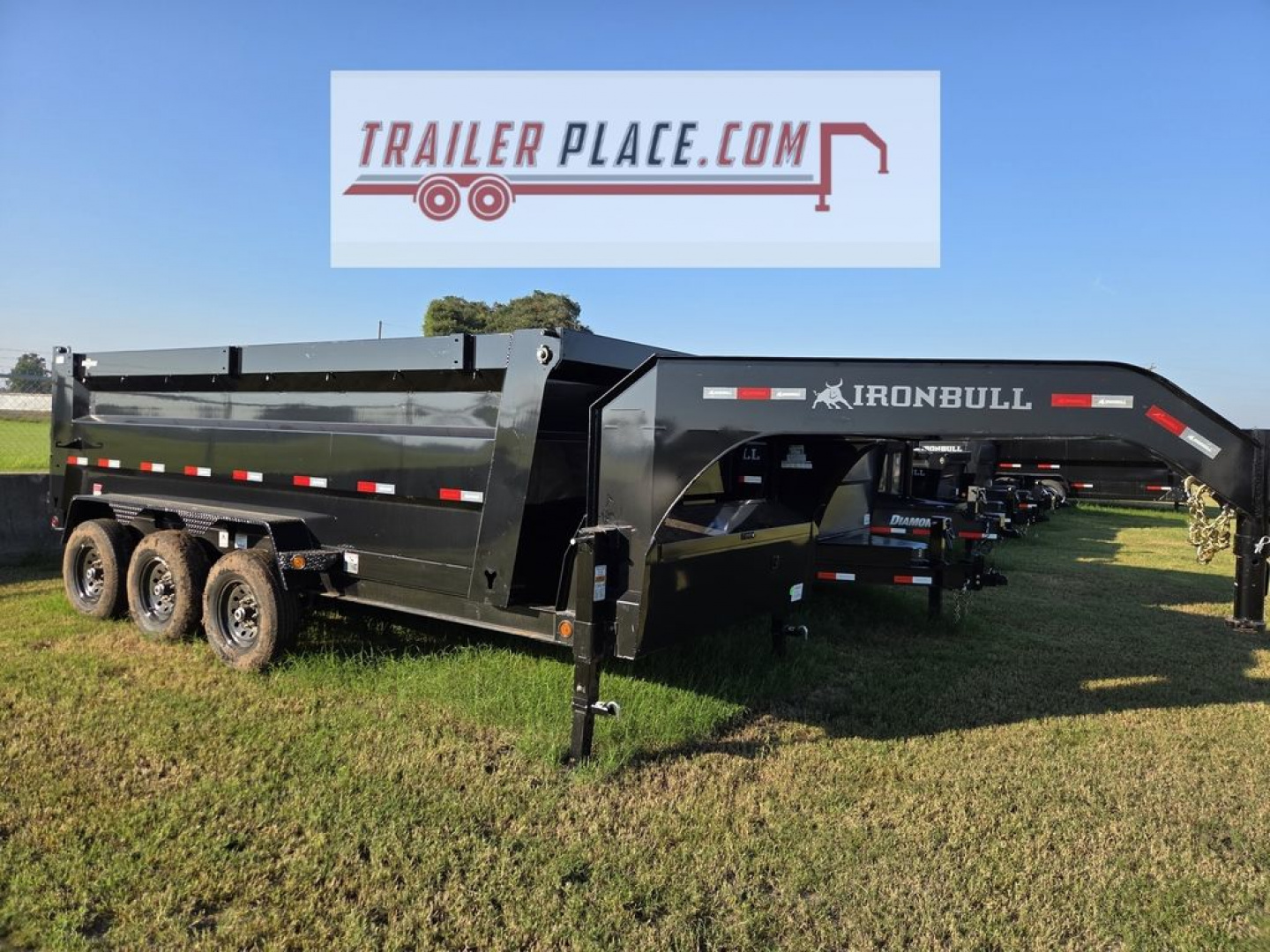 New 2026 IRON BULL 83"X16'x4' 21K DTG TELESCOPIC GN DUMP TRAILER