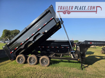 New 2026 IRON BULL 83"X16'x4' 21K DTG TELESCOPIC GN DUMP TRAILER
