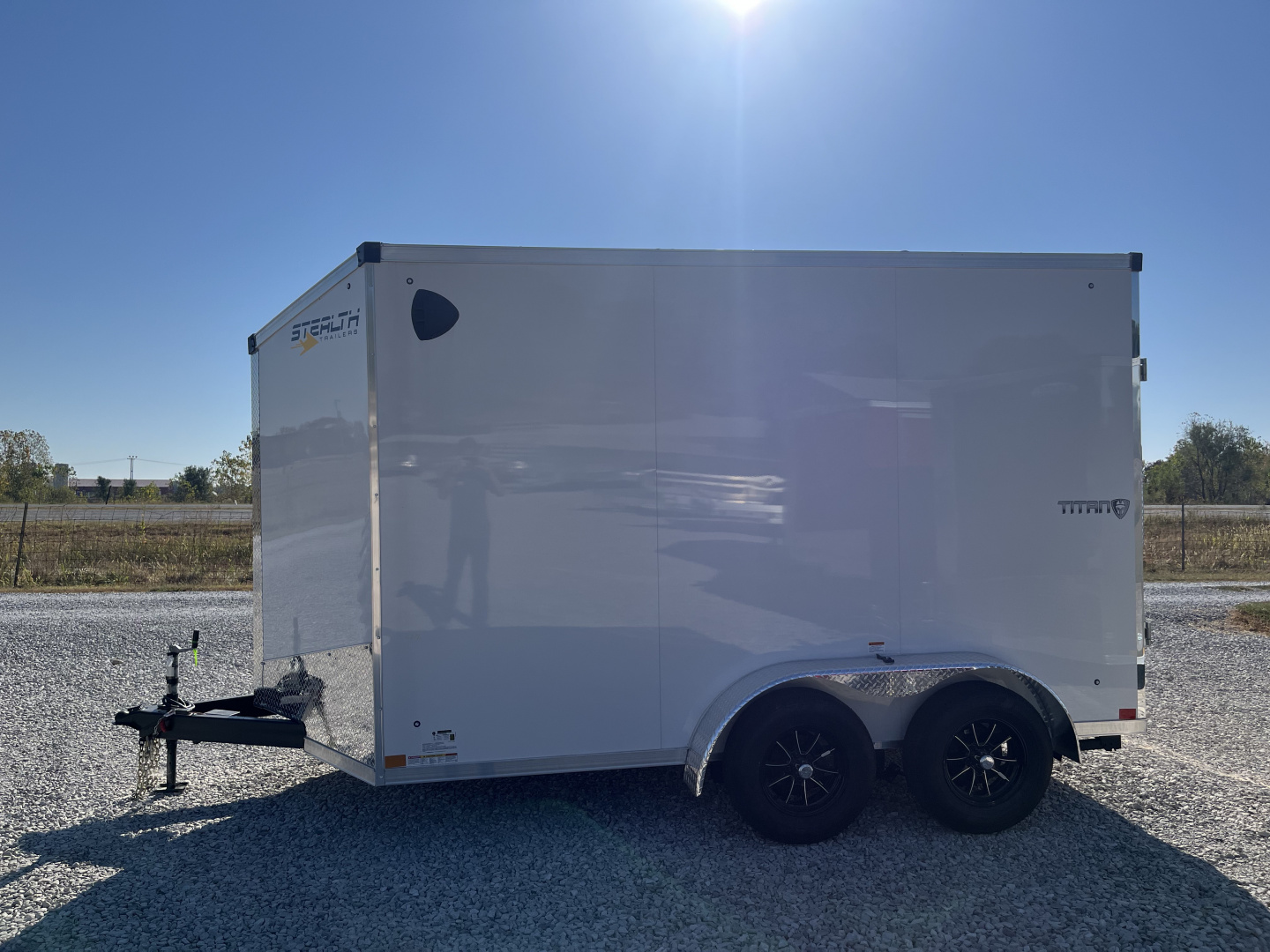 New 2026 Stealth Trailers Titan 7X12x84" w/ RAMP DOOR .080 POLYCORE Cargo / Enclosed Trailer