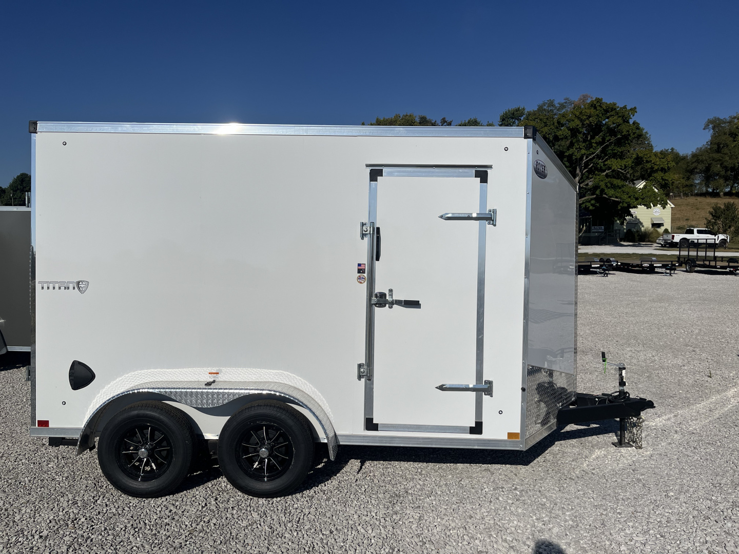 New 2026 Stealth Trailers Titan 7X12x84" w/ RAMP DOOR .080 POLYCORE Cargo / Enclosed Trailer