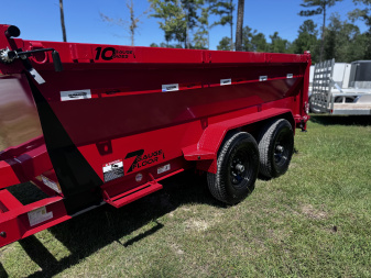 New Dump Trailer 6x12 14K 36" Sides Dura - Haul
