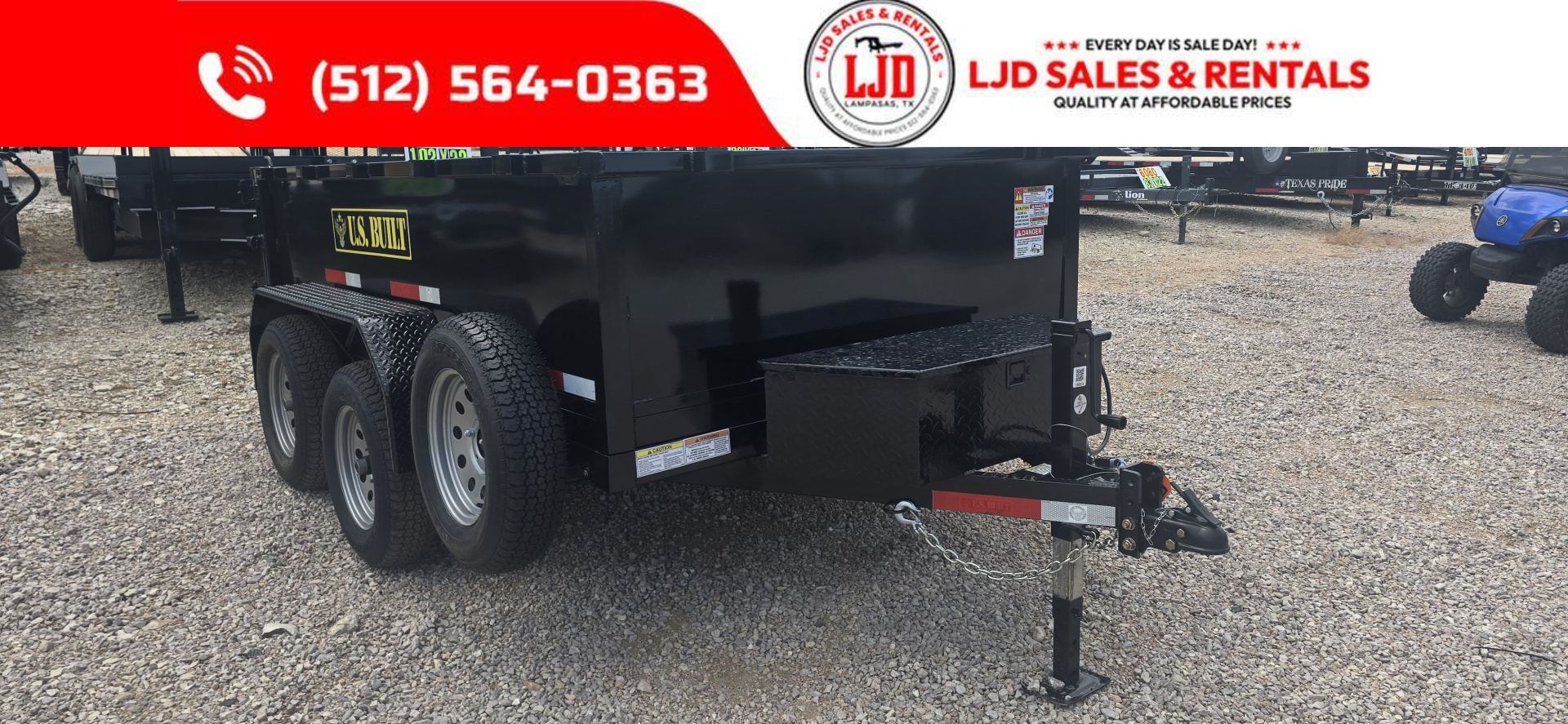 New 2026 US Built 6' x 10' x 2 ' Dump Trailer