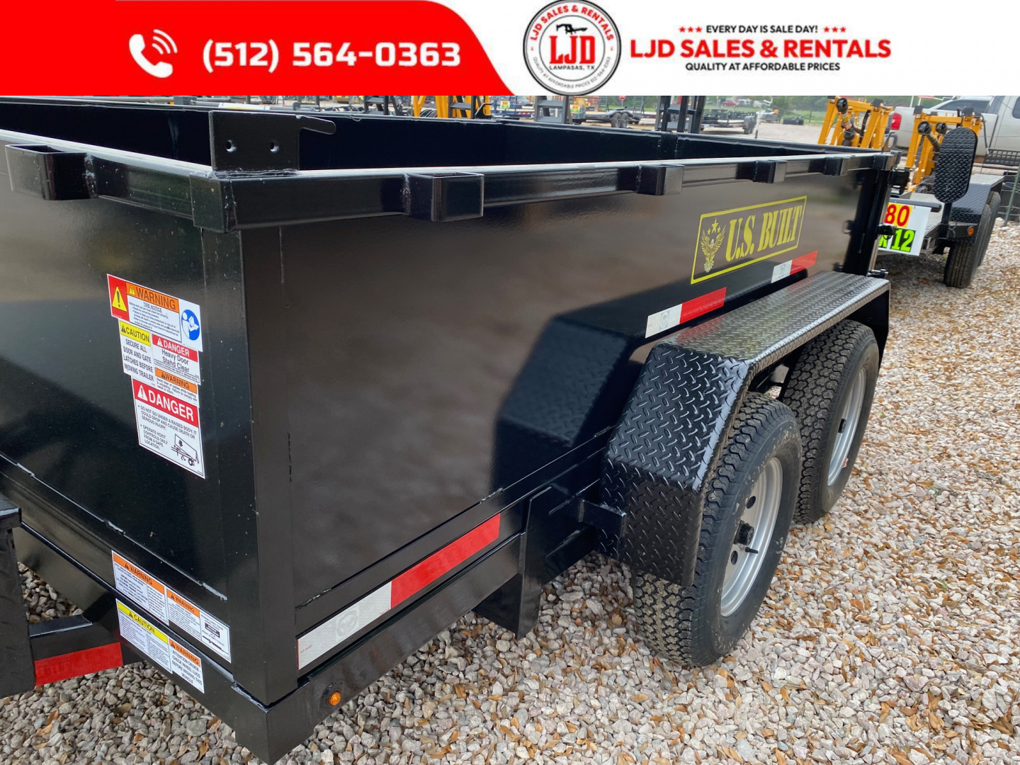 New 2026 US Built 6' x 10' x 2 ' Dump Trailer