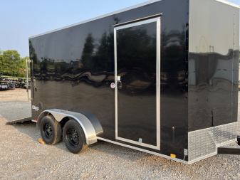 New 2025 Cargo Express 7 X 14 EX DLX FLAT TOP Cargo / Enclosed Trailer