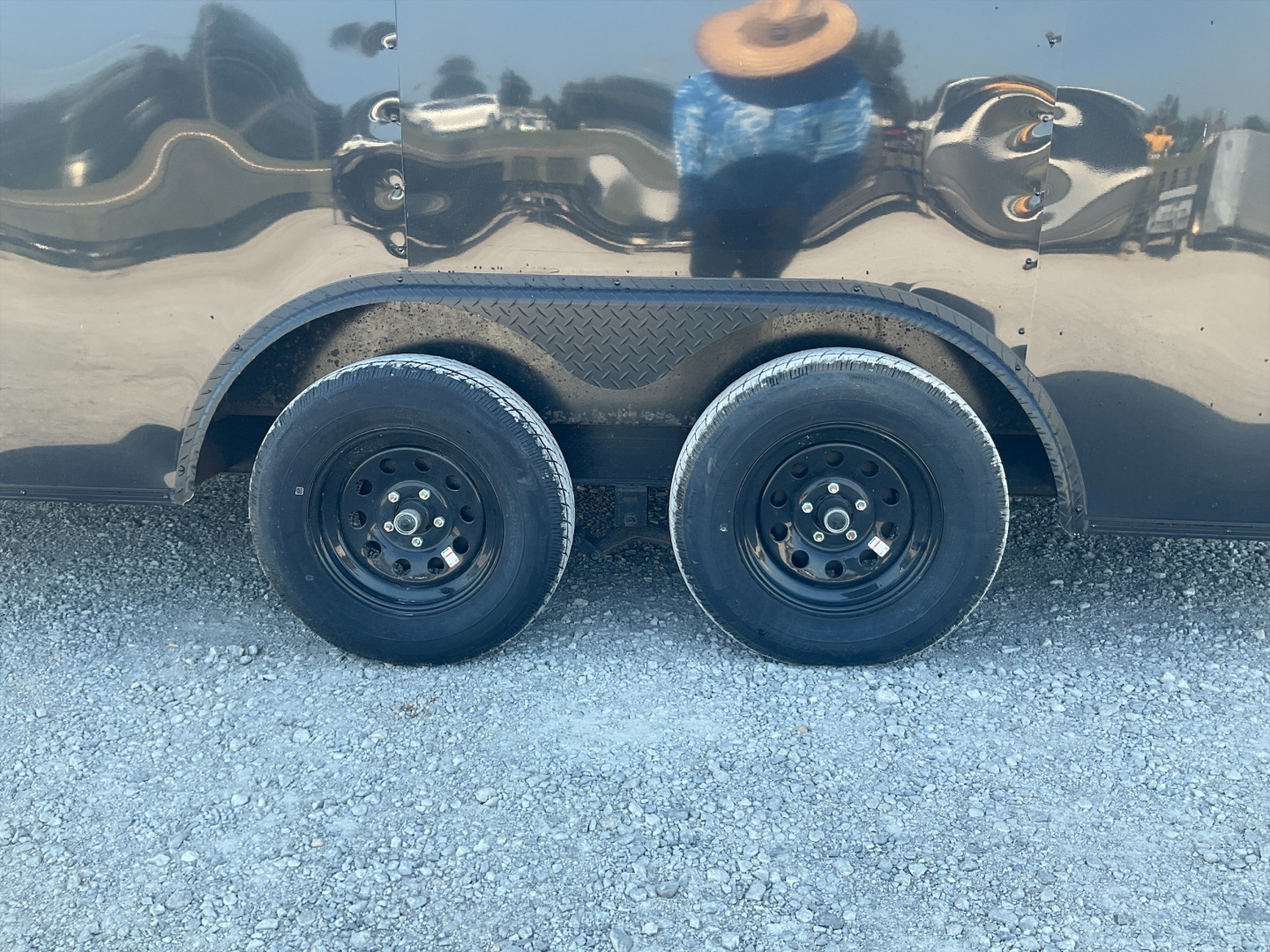 Used 2024 Stallion 8'x16' Enclosed Trailer