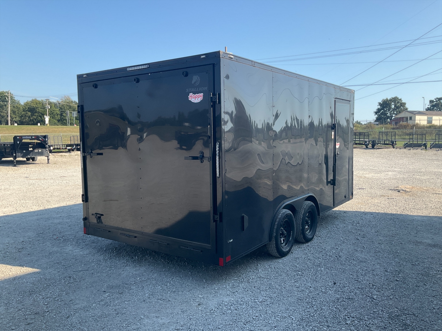 Used 2024 Stallion 8'x16' Enclosed Trailer