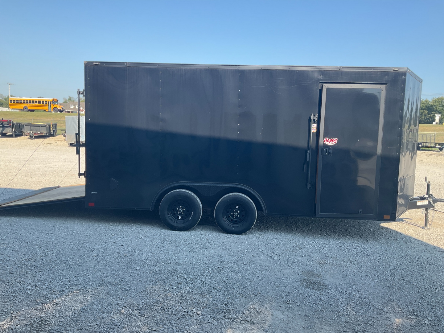 Used 2024 Stallion 8'x16' Enclosed Trailer