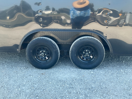 Used 2024 Stallion 8'x16' Enclosed Trailer